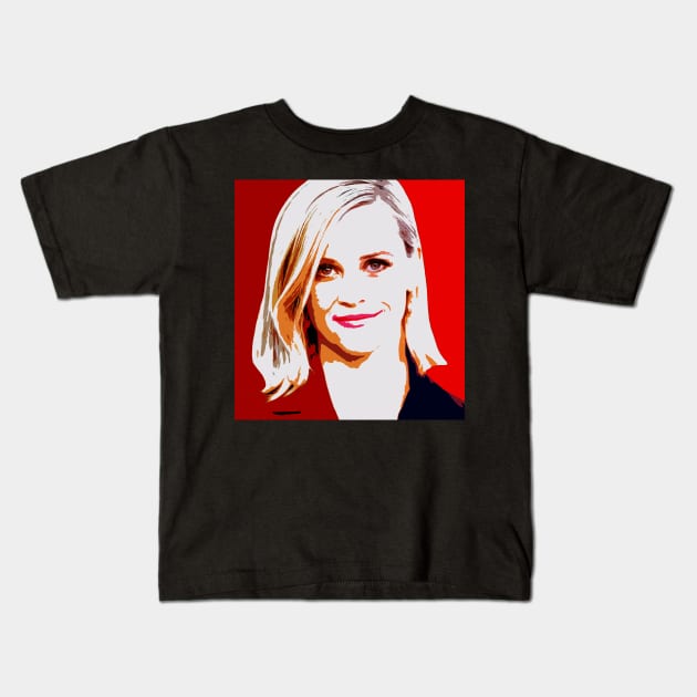 reese witherspoon Kids T-Shirt by oryan80